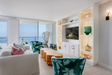Eclectic family room photo in Los Angeles
