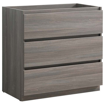 Fresca Lazzaro 36" Gray Wood Cabinet