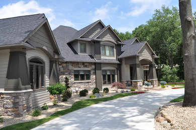 Inspiration for a contemporary exterior home remodel in Other