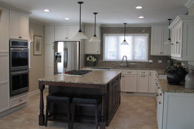 Elegant kitchen photo in Other
