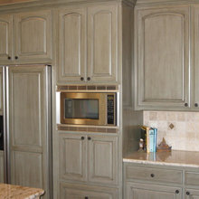 Faux finish cabinets