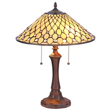 Fanny Victorian 2-Light Table Lamp 16"