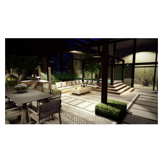Beautiful view of Infinity Penthouse Deck Designs