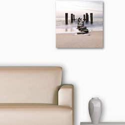 Platin Art's Deco Glass Wall Decor- Path to Silky Sky - Wallpaper