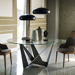 Skorpio Round Dining Table by Cattelan Italia - $3,059.00 - Dining Tables