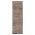 Addison Rugs - Elma AEL32 Gray 2'3" x 7'10" Runner Rug - Experience the refined beauty of the Elma collection, your ultimate choice for classic, traditional elegance. Expertly space-dyed to achieve intriguing depth and character, each rug seamlessly blends warm and cool hues to complement any décor. With a sturdy cotton foundation featuring short fringe, and a luxuriously soft 100% polyester pile, you'll enjoy unmatched durability without compromising on comfort. Feel the allure of the Elma collection and let its timeless appeal bring an extra touch of sophistication to your home.