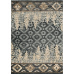 KAS - KAS Chester 5636 Slate Blue Pines Area Rug, 5'x8' - Let's bring nature indoors! Chester is a machine woven collection designed of updated and trendy lodge looks in today's colors. You're sure to enjoy the feel of the woodsy outdoors in the comfort of your home! These rugs are made in Turkey of 100% polypropylene and have a 0.5" pile height.