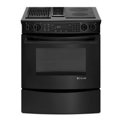 Jenn-Air 30" Slide-in Modular Electric Downdraft Range, Black/Black | JES9860CAB - Gas Ranges And Electric Ranges