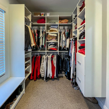 Primary Bath Remodel with Walk-in Closet System