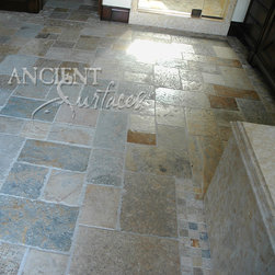 Master Bathrooms Tiles and  Antique Limestone - Tile
