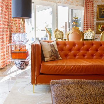 Mid-Century Meets Las Vegas Glam
