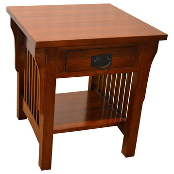 Mission 1-Drawer Crofter End Table