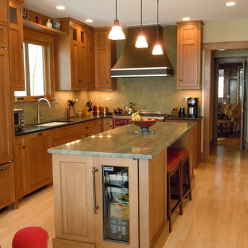 Arts and Crafts Inspired Modern Kitchen