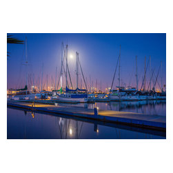 Douglas Page Photographic Arts - Channel Islands Harbor Eve, Canvas Giclee - Photographs