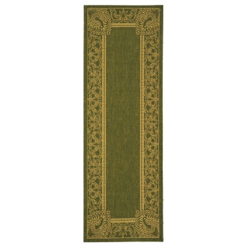 Safavieh Courtyard cy2965-1e06 Olive, Natural Area Rug
