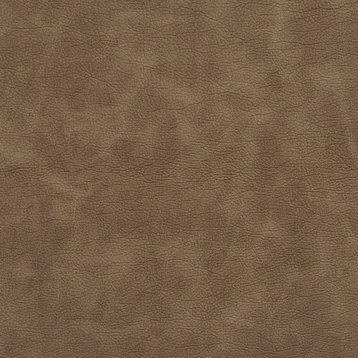 Taupe Matte Distressed Breathable Leather Look And Feel Upholstery By The Yard