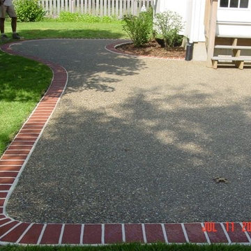Stenciled Concrete