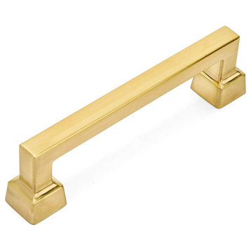 Cosmas 1481-128BB Brushed Brass Modern Contemporary Cabinet Pull