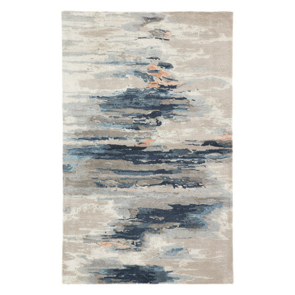 Jaipur Living Ryenn Handmade Blue/Pink Rug, 8'x11'