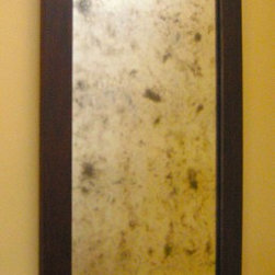Oak Framed Antiqued Mirror - Products