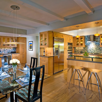 Transitional Glass and Wood - Rossmoor, CA
