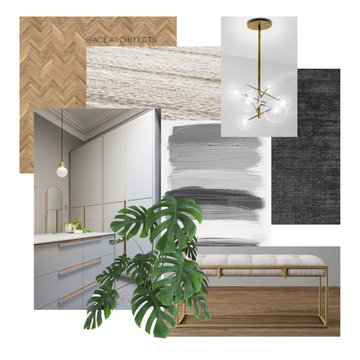 Attic renovation - Moodboard dressing area