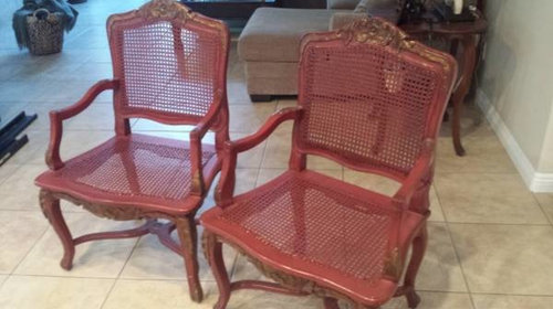 Paint From A Cane Backed Chair, How To Replace A Cane Back Chair