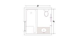 8x6 bathroom layout