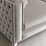 Buttoned Velvet Finished Sofa, 2-Seat Maxi