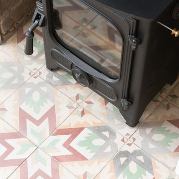 Fireplace Cement Tiles E17