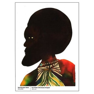 Chris Ofili "Afromuses" Tea Towel, Man