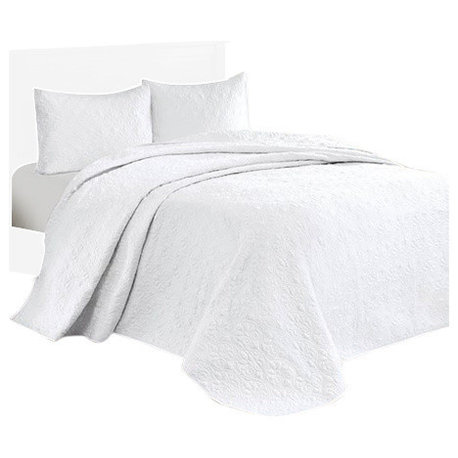 Madison Park Microfiber Bedspread Set, Queen