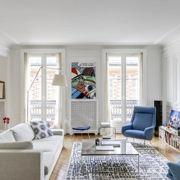 Un appartement parisien, hommage au design des années 50 et 60