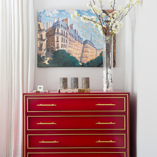 75 Beautiful Red Living Room With Beige Walls Pictures & Ideas | Houzz
