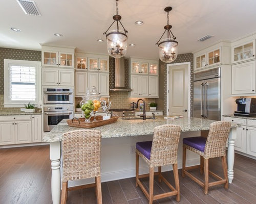 Kitchen with Dark Hardwood Floors Design Ideas & Remodel Pictures | Houzz