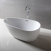 Serenity 55" Acrylic Soaking Tub - Oval