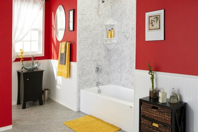 Example of a minimalist home design design in Miami