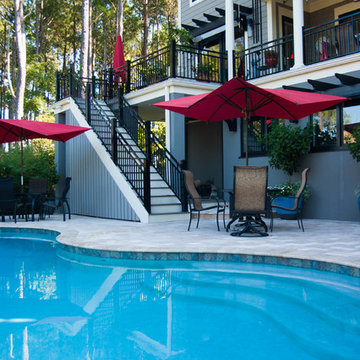 Free Form Swimming Pool Design in Mt. Pleasant, SC