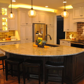 Warm and Welcoming Kitchen and Serving Area