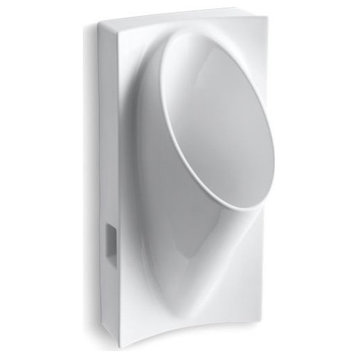 Kohler Steward Waterless 15-5/8" X 15" X 29-5/8" Deep Wall-Mount Urinal, White