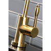 Kingston Brass KS619.NKL Nustudio 1.0 GPM Cold Water Dispenser - Brushed Brass