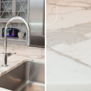 Elegance and a modern twist in Needham Kitchen.