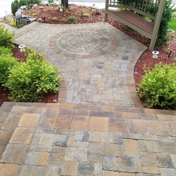 Highlands Ranch paver sidewalk