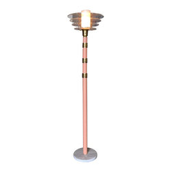 Art Deco Revival Memphis Style Floor Lamp, circa 1980 - Floor Lamps