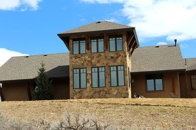 Inspiration for an exterior home remodel in Salt Lake City