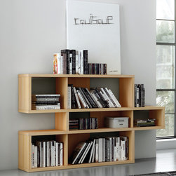 London Oak Modern Bookcase by TemaHome - Bookcases