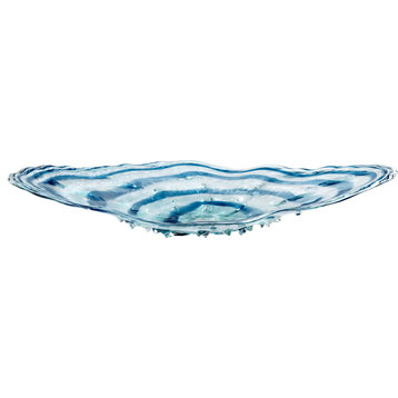 Abyss Plate, Blue, Clear