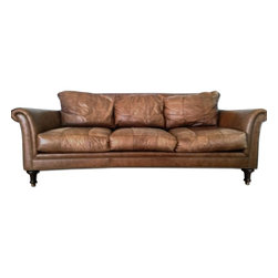 Stickely & Audi Dark Brown Couch - Sofas