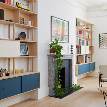 Light and Airy Shelving, London N5