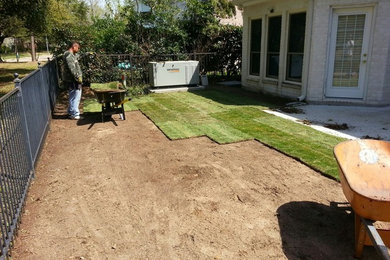 West Houston Zoysia Install